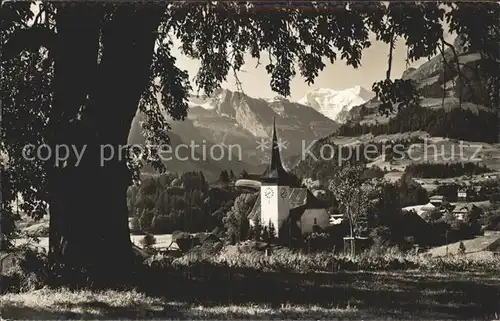 Frutigen BE Kirche Balmhorn-Altels / Frutigen /Bz. Frutigen