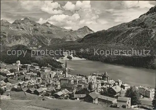 St Moritz Bad GR Stadtansicht / St Moritz /Bz. Maloja