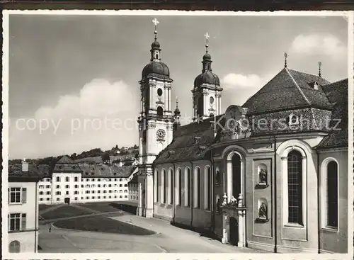 St Gallen SG Kathedrale und Regierungsgebaeude / St Gallen /Bz. St. Gallen City