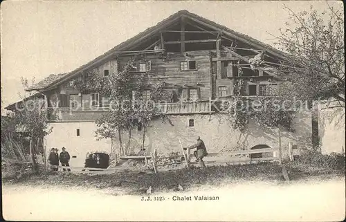 Valais Wallis Kanton Chalet Valaisan / Sion /Bz. Sion