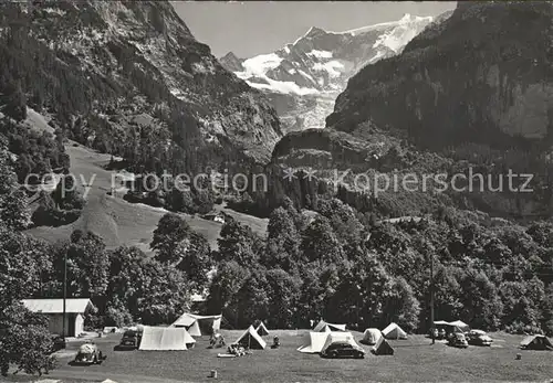 Grindelwald Camp zum Gletscherdorf mit Fiescherwand / Grindelwald /Bz. Interlaken