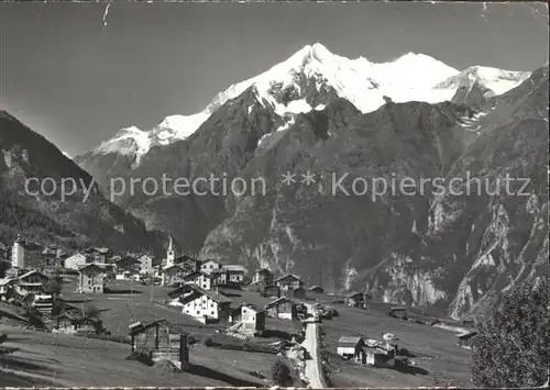 Graechen VS mit Weiss und Bishorn / Graechen /Bz. Visp