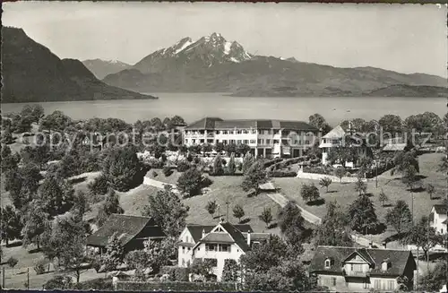 Weggis LU Ferienheim Coop mit Pilatus / Weggis /Bz. Luzern