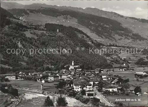 Andeer GR Ortsansicht / Andeer /Bz. Hinterrhein