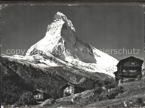 Zermatt VS Winkelmatten mit Matterhorn / Zermatt /Bz. Visp
