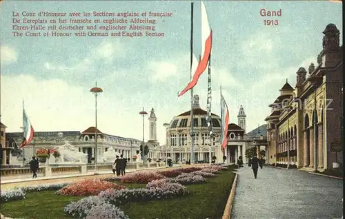 Gand Belgien Genter Weltausstellung Ehren- Halle / Gent Flandern /