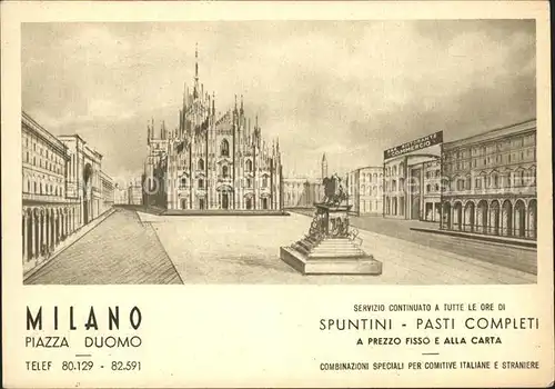 Milano Piazza Duomo / Italien /