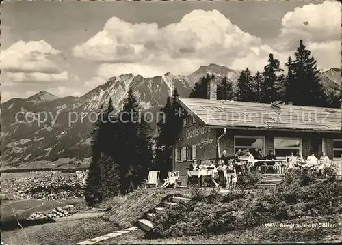 Schrattenwang Gaststaette Berghaus am Soeller / Oberstdorf /Oberallgaeu LKR