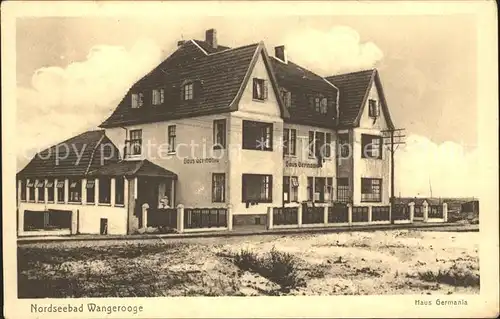 Wangerooge Nordseebad Haus Germania / Wangerooge /Friesland LKR