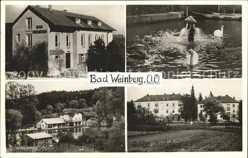 Bad Weinberg Kurhaus Schwanenteich Schloss Dachsberg Pension / Prambachkirchen /Linz-Wels