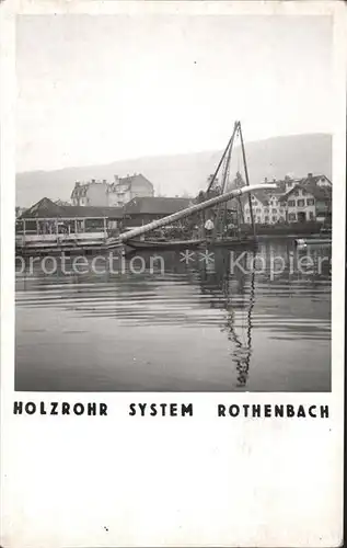 Kreuzlingen TG Holzrohr System Rothenbach / Kreuzlingen /Bz. Kreuzlingen