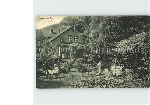 Hockeroda Kaulsdorf Saale Partie im Park / Kaulsdorf Saale /Saalfeld-Rudolstadt LKR