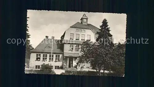 Schmiedeberg  Dippoldiswalde Schule / Dippoldiswalde /Saechsische Schweiz-Osterzgebirge LKR