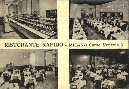 Milano Ristorante Rapido / Italien /