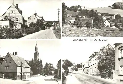 Jahnsbach Hauptstrasse Kirche  / Zschopau /Erzgebirgskreis LKR