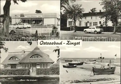 Zingst Ostseebad Erholungsheim Zum Anker Fischerstrand Kaufhalle / Zingst Darss /Nordvorpommern LKR
