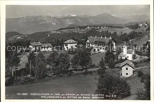 Wolfsgruben Italien Gasthof Maier und Kirche / Italien /