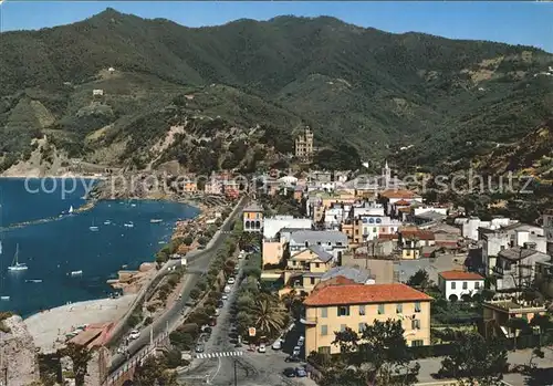 Moneglia Liguria Panorama Kat. Moneglia Genua