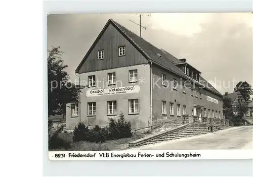 Friedersdorf Klingenberg Ferien und Schulungsheim