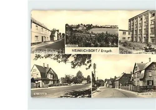 Heinrichsort FDGB Erholungsheim Voelkerfreundschaft Pflegeheim Rat der Gemeinde Karl Liebknecht Strasse Kat. Hohenstein Ernstthal