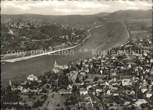 Unkel Rhein Fliegeraufnahme