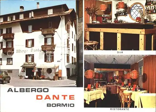 Bormio Albergo Dante Bar Ristorante Kat. Italien