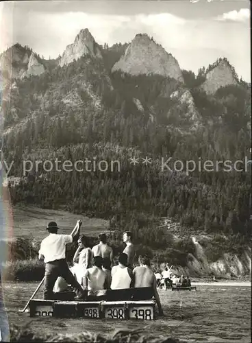 Polen Bootspartie auf dem Dunajec / Polen /