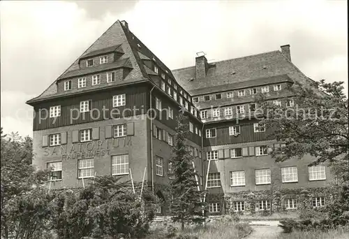 Altenberg Erzgebirge Sanatorium Raupennest Kat. Geising