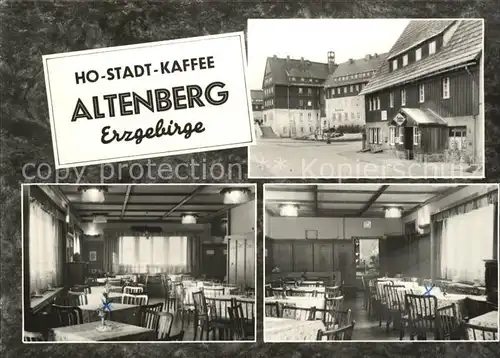 Altenberg Erzgebirge HO Stadtcafe Gaststube Kat. Geising