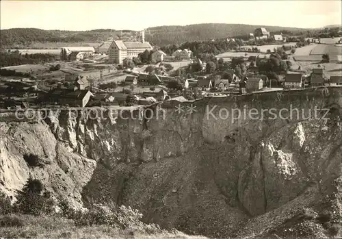 Altenberg Erzgebirge Blick in die Binge Kat. Geising