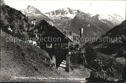 Bad Hofgastein Annakaffee  Hohe Tauern Kat. Bad Hofgastein