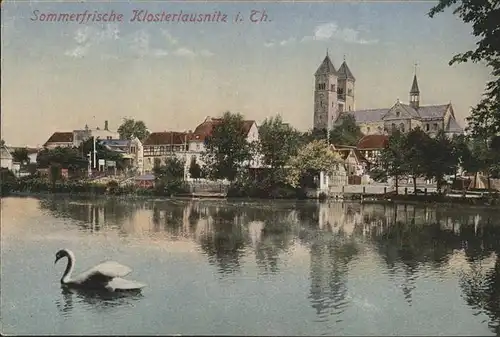Klosterlausnitz Klosterteich u.Kirche