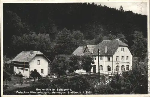 Klosterlausnitz Bockmuehle im Zeitzgrund