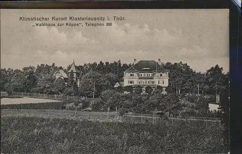 Klosterlausnitz Waldhaus zur Koeppe