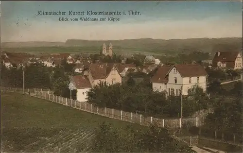 Klosterlausnitz Blick vom Waldhaus zur Koeppe