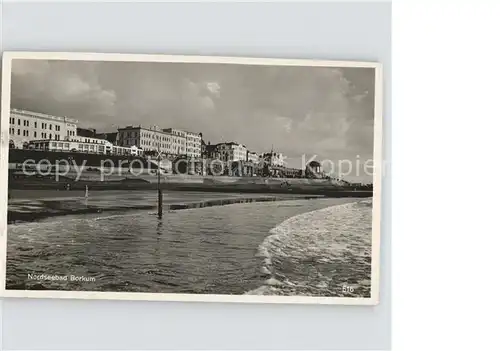 Borkum Nordseebad Strand Promenade / Borkum /Leer LKR