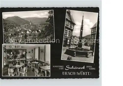 dd51226 Urach Bad Konditorei Schoeneck Kategorie.  Alte Ansichtskarten