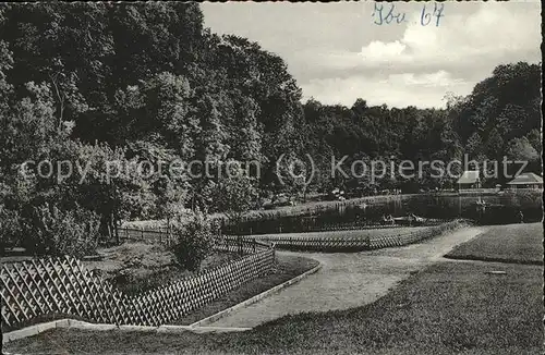 Iburg Teutoburger Wald Wald Kurpark Kat. Hoerstel