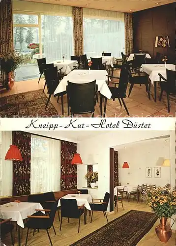 Iburg Teutoburger Wald Kneipp Kur Hotel Duester Kat. Hoerstel