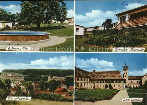 Gehrden Dringenberg Swimming Pool Bungalow Feriendorf Schloss Kirche