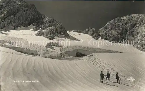 Dachstein Gebirge Steinerscharte Bergsteiger Kat. Oesterreich