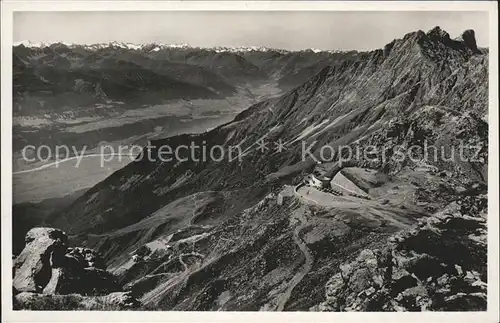 Nordkettenbahn Innsbruck Bergstation Alpenpanorama Kat. Innsbruck