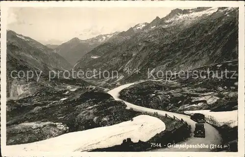 Grimsel Pass Grimselpasshoehe Gebirgspass / Grimsel /Rg. Innertkirchen