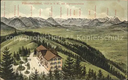 Pfaender Pfaenderhotel mit Alpenpanorama Kat. Bregenz