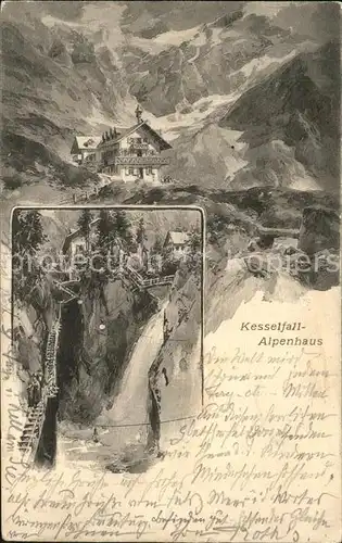 Kesselfall Alpenhaus Wasserfall Kat. Oesterreich