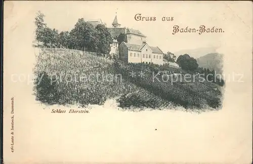 Baden Baden Schloss Eberstein Kat. Baden Baden