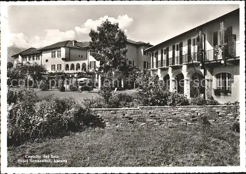 Ascona TI Castello del Sole Hotel Sonnenhof / Ascona /Bz. Locarno