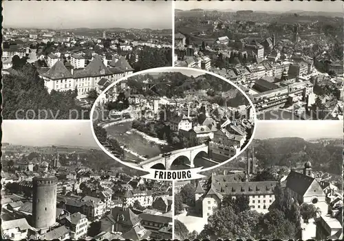 Fribourg FR Vues aeriennes Kat. Fribourg FR