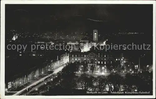 Stuttgart Schlossplatz Koenigsbau Bahnhof  Kat. Stuttgart