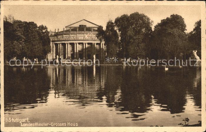 Stuttgart Landestheater Grosses Haus Kat Stuttgart Nr Dg37953